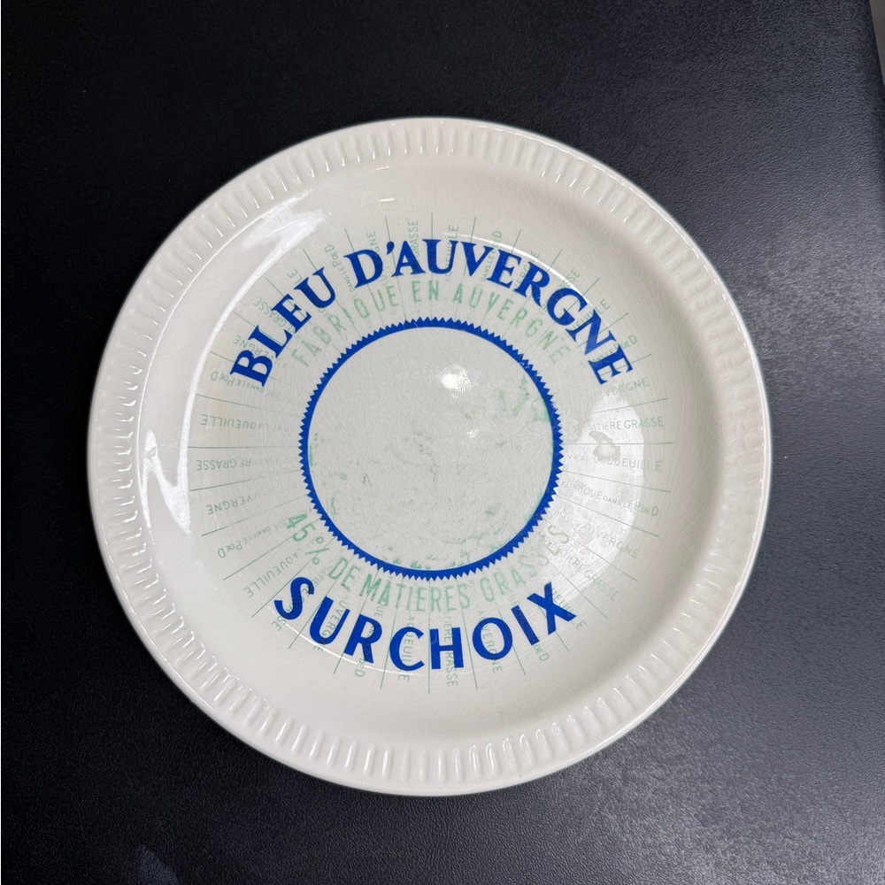 Bleu D'Auvergne Surchoix Cheese Plate - White